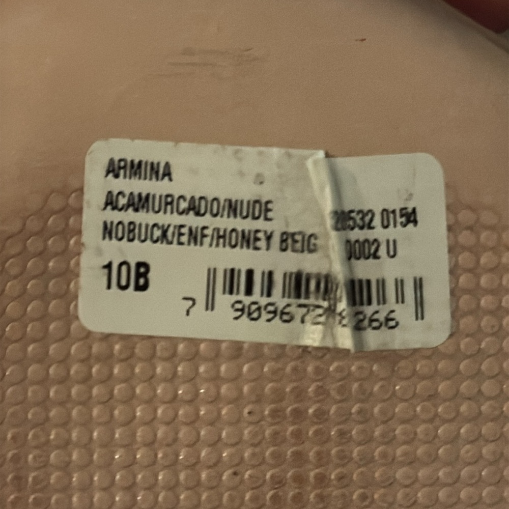 SCHUTZ Armina Slide Sandal In Honey Beige Size 10 - Picture 15 of 15